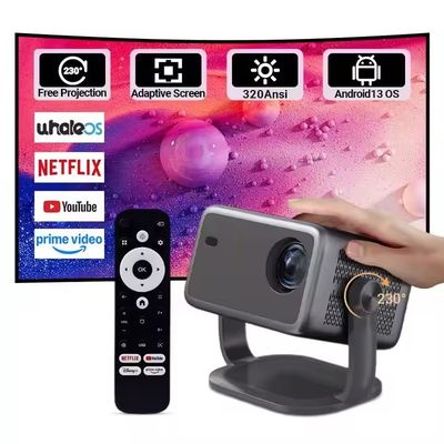 Καλή τιμή Wifi6 4K Smart DMD Projector 1080P Φορητό προβολέα ταινιών DLP σε απευθείας σύνδεση